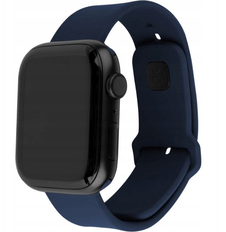 Fixed | Sporty Strap Set for Apple Watch 38/40/41 mm | 160-225 mm | Blue | Silicone