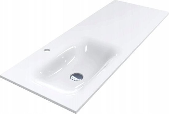 Umywalka Miraggio Umywalka asymetryczna lewa 120 x 45 cm