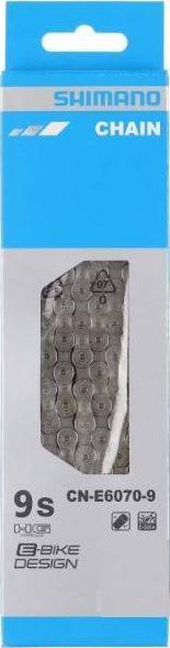 Shimano Łańcuch 9 rzędowy Shimano Steps CN-E6070 138 ogniw + pin