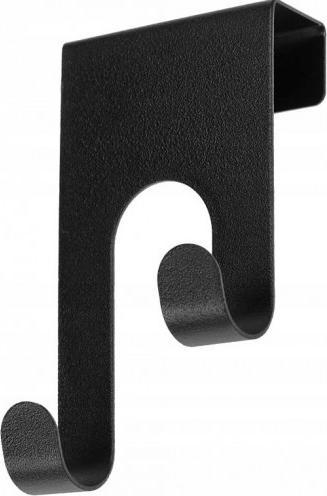 Galicja Wieszak podwójny na drzwi na ręczniki Niko czarny