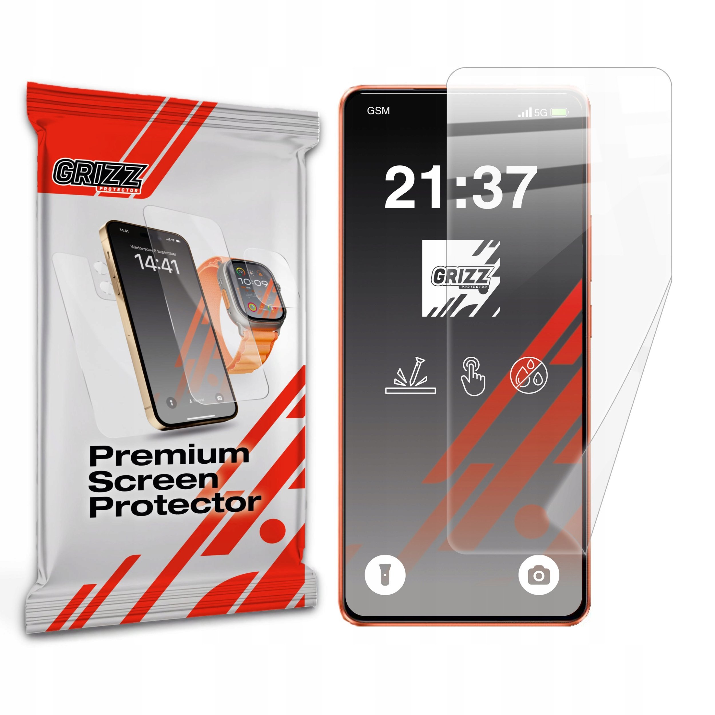 Folia ceramiczna GrizzGlass CeramicFilm do Vivo iQOO Z10 Turbo