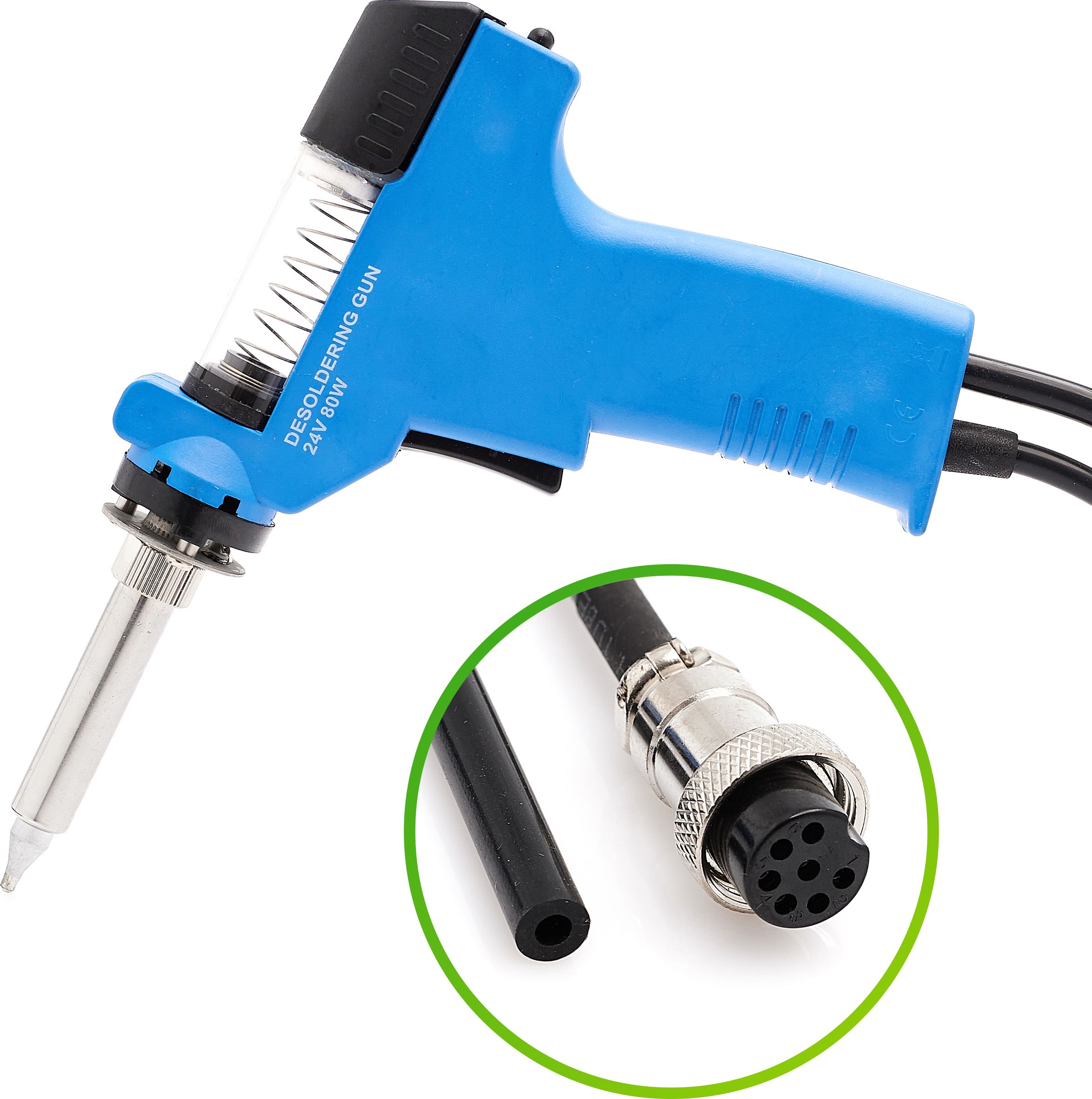 Techrebal KOLBA PISTOLET ZD-552B 7PIN DO ZD-985 ZD-987 80W