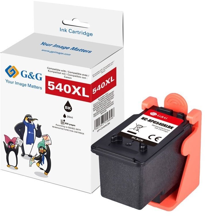 Tusz G&G wkład XL kompatybilny z Canon PG-540XL/ 5222B005