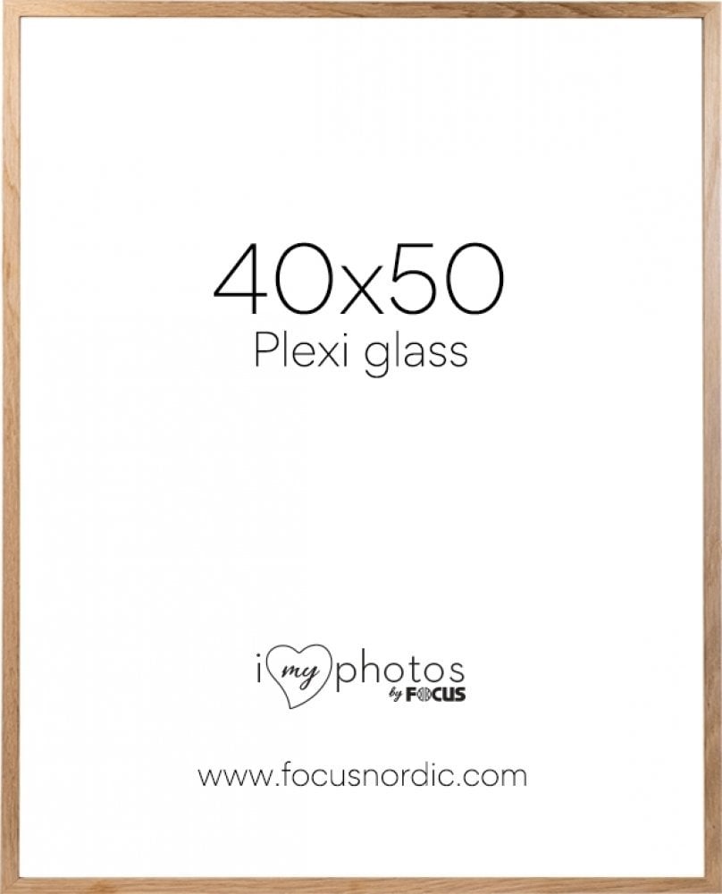 Ramka Focus Focus Soul Oak veneer 40x50 Plexi