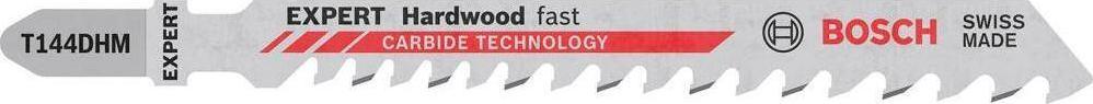 Bosch Brzeszczoty do wyrzynarek EXPERT Hardwood Fast T144DHM 3 szt. 2608900541
