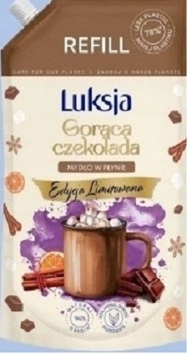LUKSJA Mydło w płynie Gorąca Czekolada - zapas 900 ml