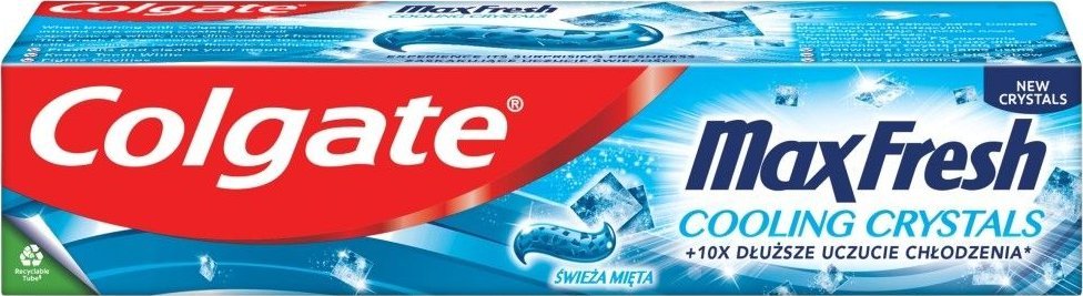 Colgate Colgate, Max Fresh Cooling Crystals, Pasta do zębów, 75 ml