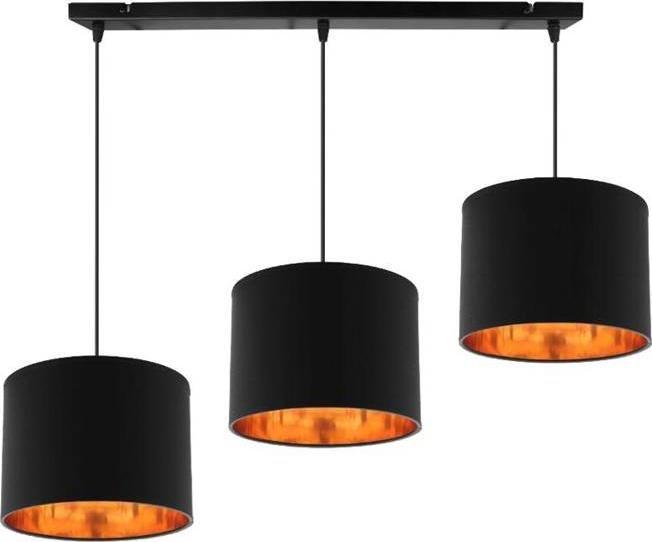 Lampa wisząca Candellux Lampa wisząca czarna 3xE27 Candida 33-00736