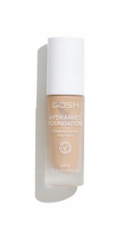 Gosh, Hydramatt, Matte, Liquid Foundation, 008N, Medium Neutral, SPF 15, 30 ml For Women