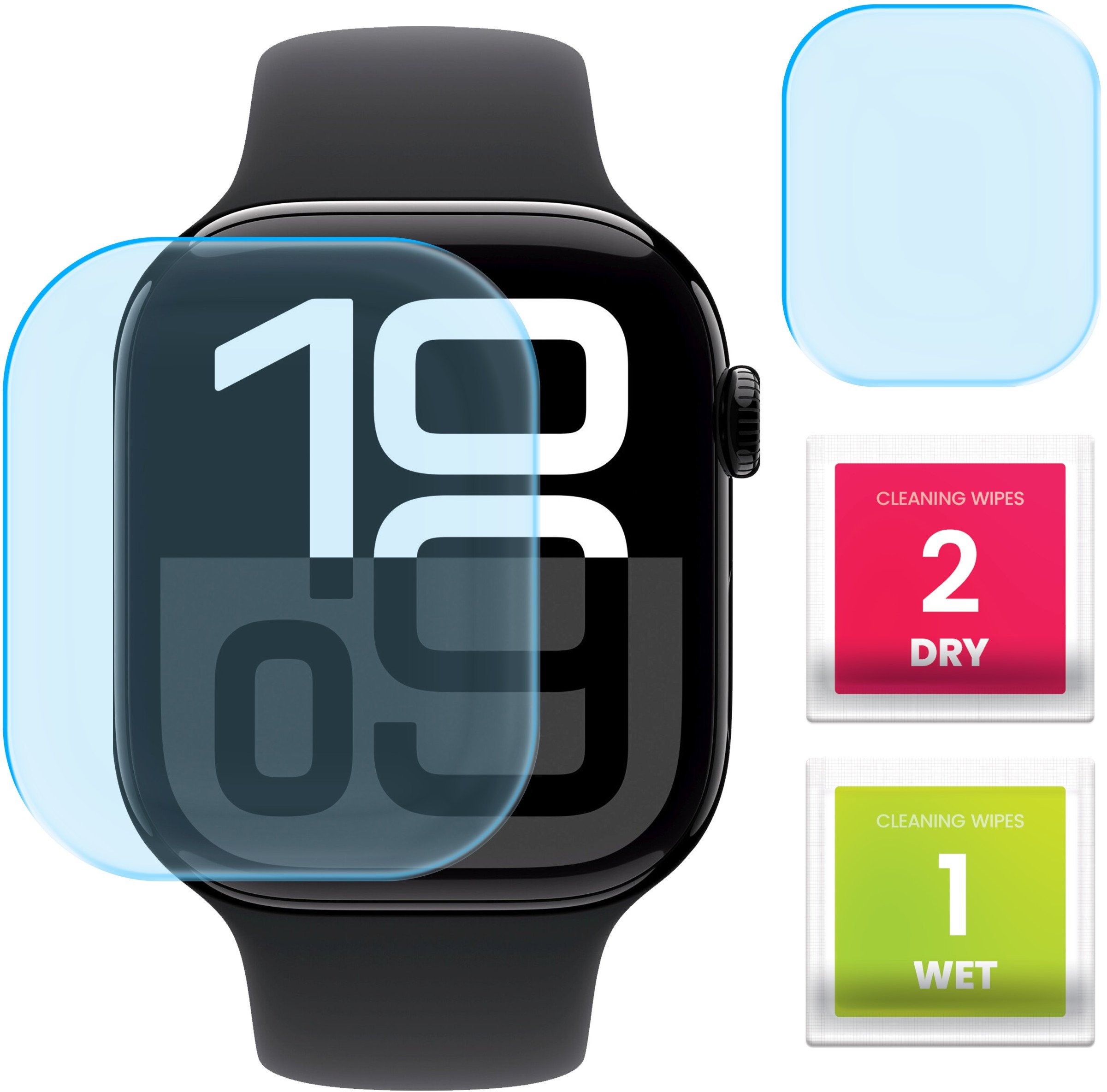 Szkło Hybrydowe do Apple Watch 10 (wersja 42 mm) (Szkiełko, Ochronne, 9H)