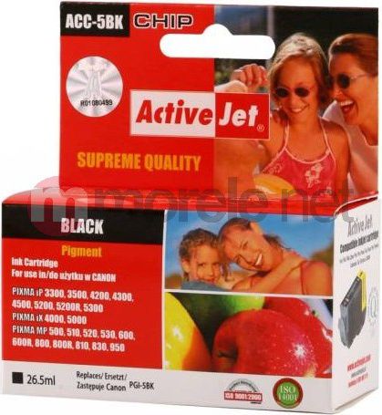 Tusz Activejet tusz ACC-5BKN / CLI-5BK (black)