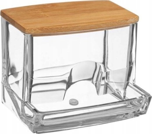 5five Dyspenser na patyczki kosmetyczne SELENA, pokrywka z bambusa