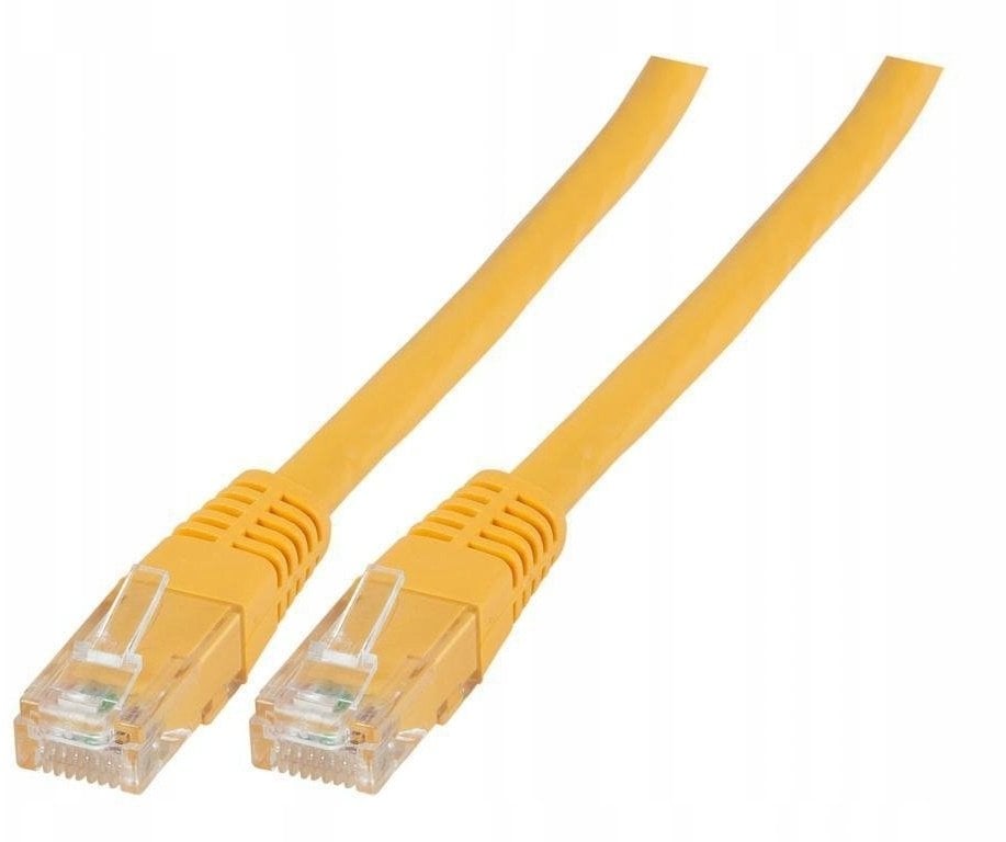 Kabel krosowy patchcord securityNET UTP kat.6 żółty 5m PVC PC-6UTPPVC-YE5