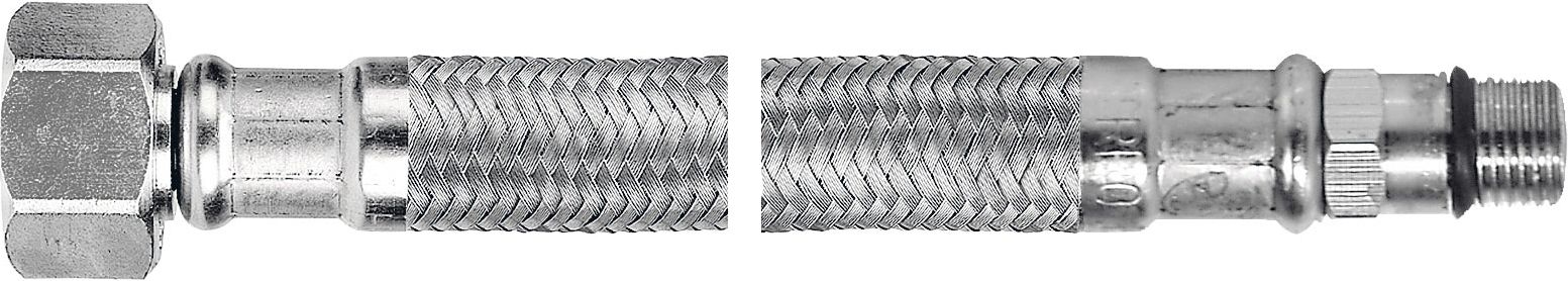 Wężyk przyłączeniowy Ferro do baterii końcówka krótka 3/8" x M10 (C021607001)