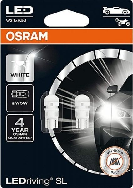 Osram Żarówki Osram LED W5W 2825DWP-02B (2 sztuki) białe