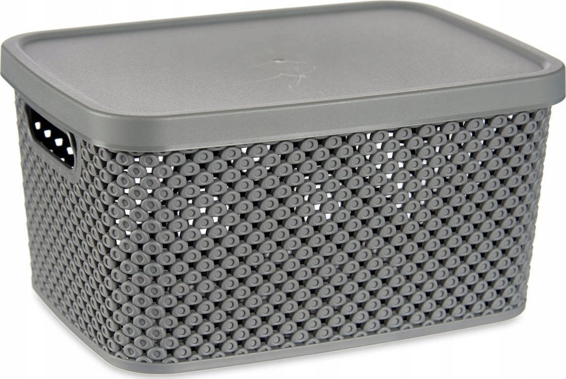 Kipit Koszyk plastikowy z pokrywką, organizer, 3,5 l