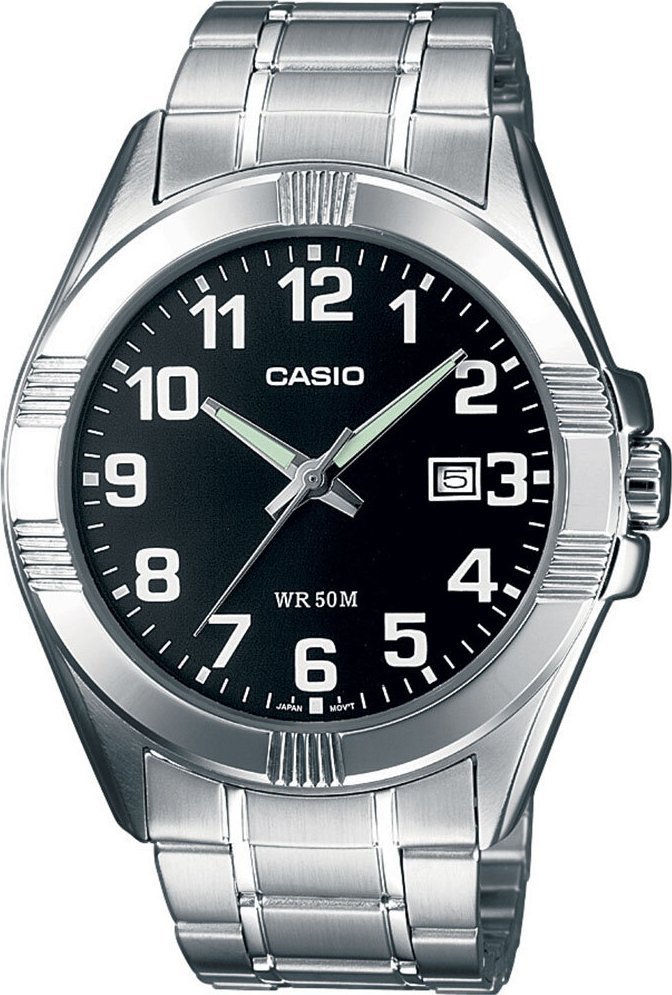Zegarek Casio ZEGAREK MĘSKI CASIO MTP-1308D-1B (zd177d) + BOX