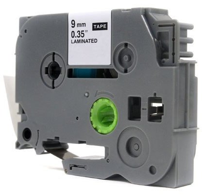 Taśma (ekstra mocny klej) JetWorld Czarny na Przezroczystym Zamiennik Brother 9mm x 8m TZe-S121 (TZES121, TZS121, TZ-S121, AZES1