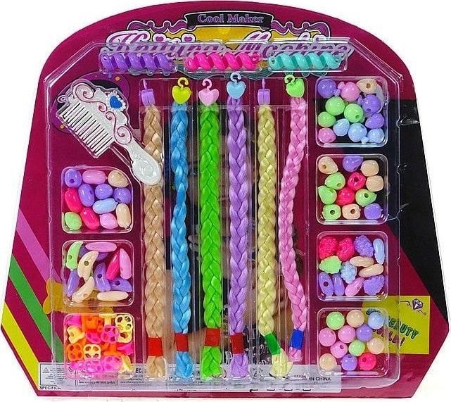 Zestaw do bransoletek, sznurki, koraliki