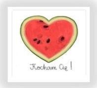 HENRY Karnet KW Arbuzowe serce