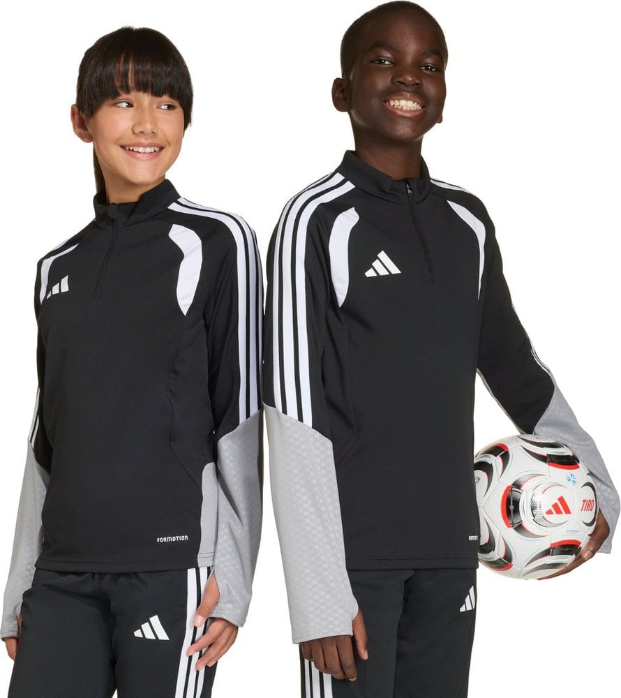 Bluza dla dzieci adidas Tiro 26 Competition Training Top czarno-szara KA7572 140cm