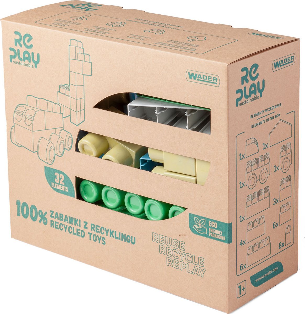 Wader RePlay ZESTAW KLOCKÓW BIG WADER 43110