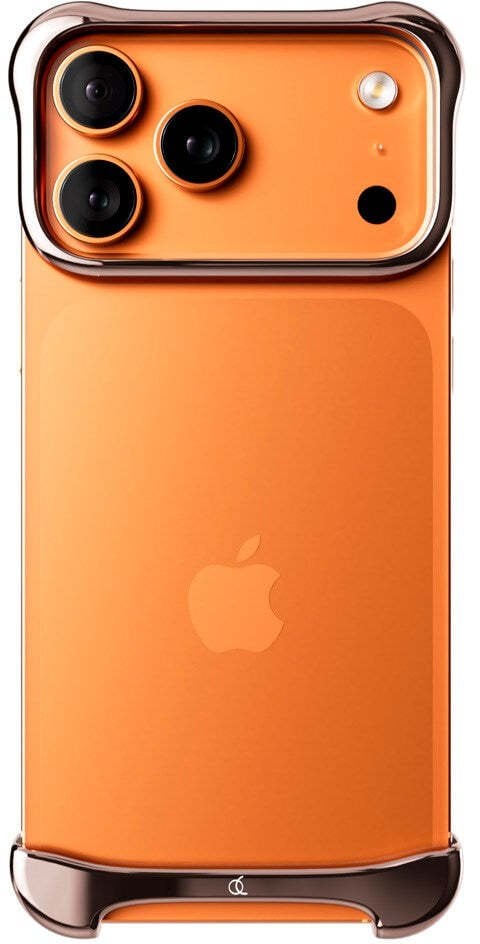 Arc Pulse - Aluminum Protective Case for iPhone 17 Pro Max, Rose Bronze