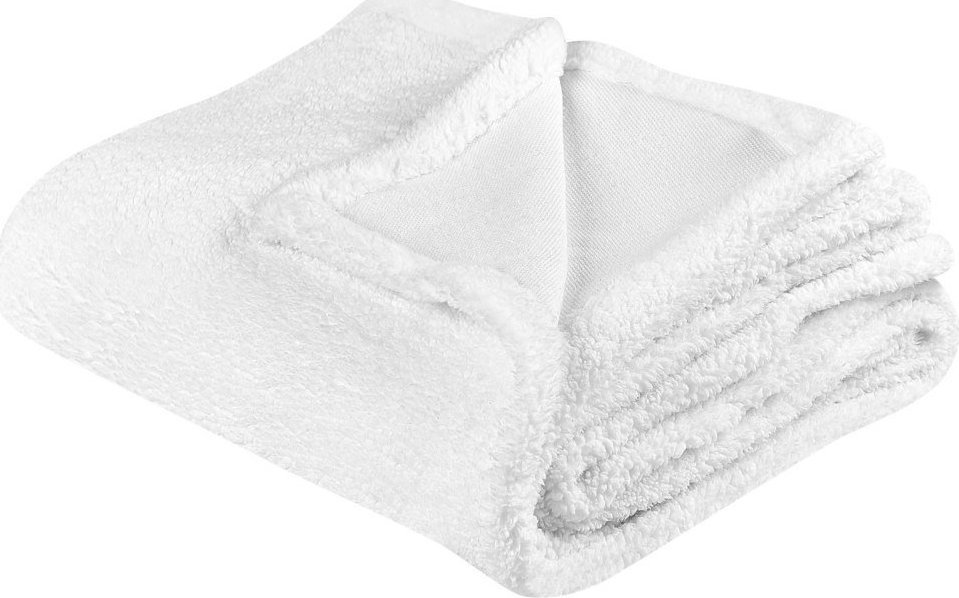 Beliani Koc 125 x 150 cm biały MIRGE!