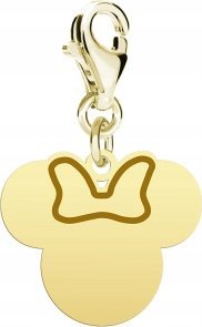 Radziszewska Jewellery Pozłacany Charms MYSZKA MIKI DEDYKACJA