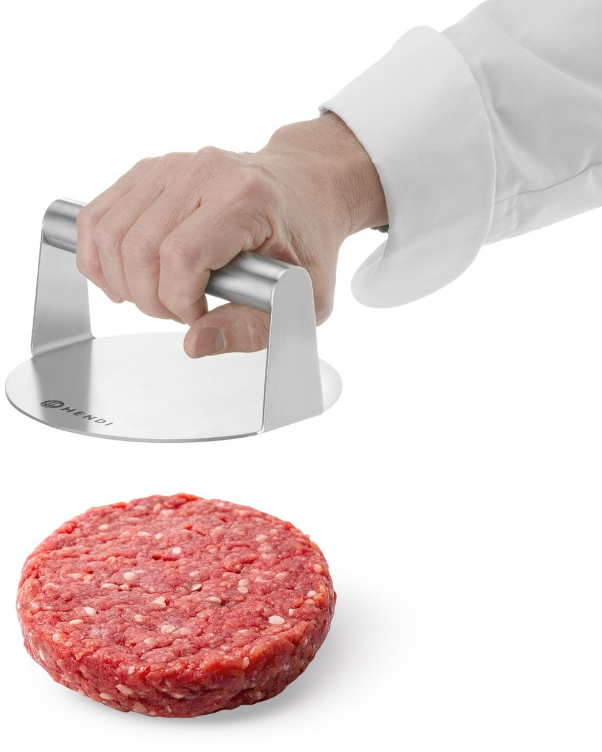 Hendi Prasa do formowania burgerów ręczna STAL śr. 160x78 mm