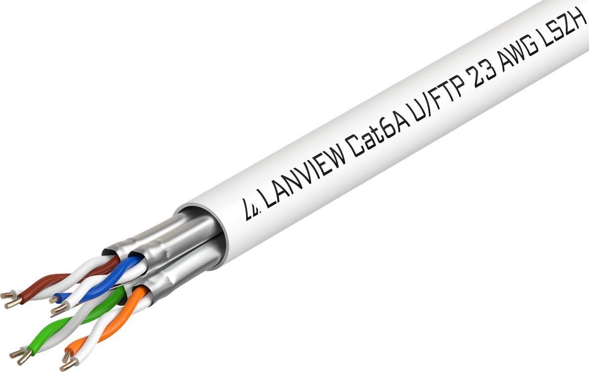 Lanview Lanview LVN122430 kabel sieciowy Biały 500 m Cat6a U/FTP (STP)