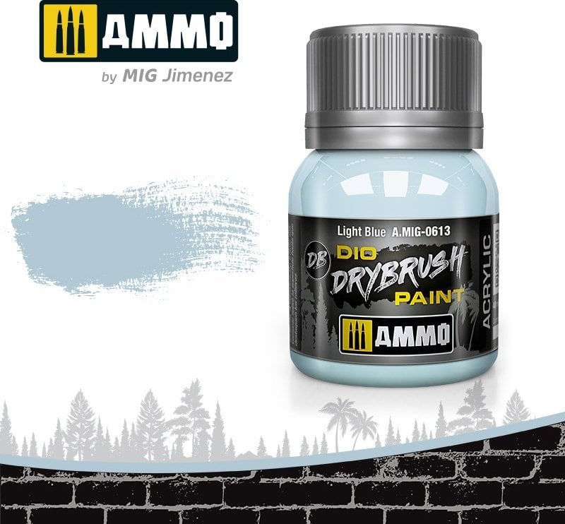 Vallejo Ammo: DIO Drybrush - Light Blue