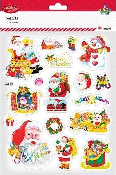 Teka Naklejki wypukłe Boże Narodzenie 17szt