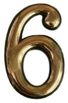 DOOR NUMBER CR 6 PLASTM