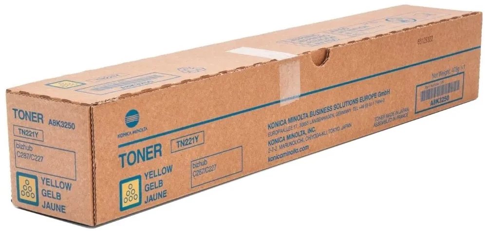 Toner Konica Minolta Konica Minolta A8K3250 kaseta z tonerem 1 szt. Oryginalny Żółty