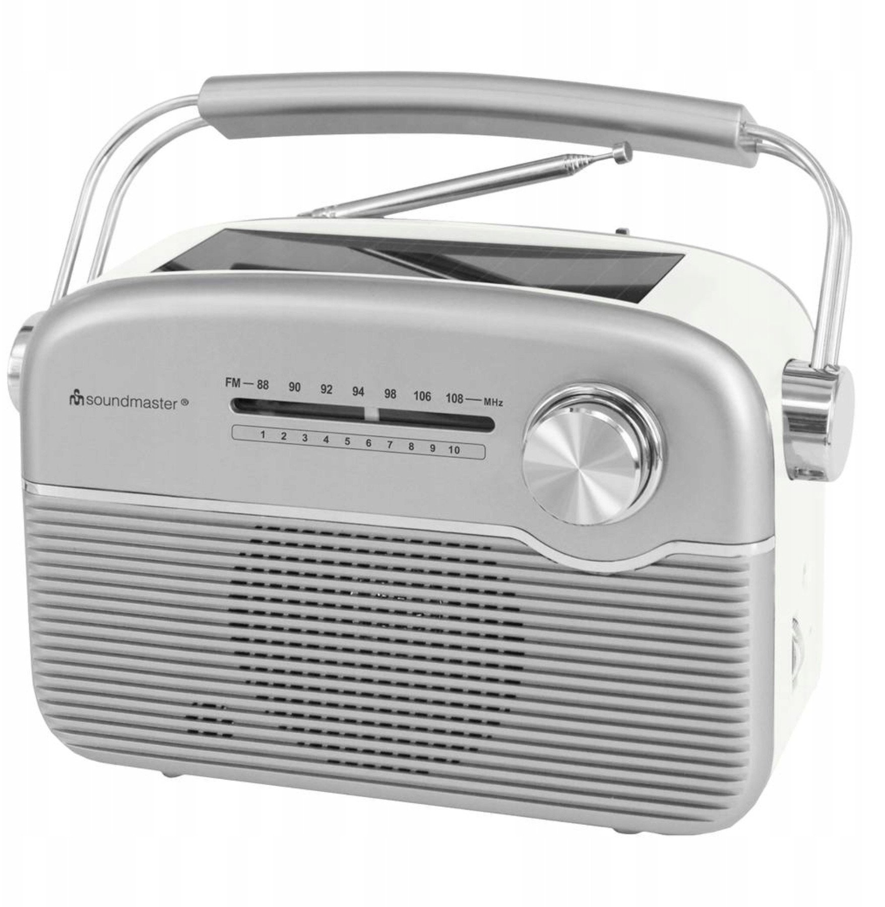 RADIO FM SOUNDMASTER TR480SI z PANELEM SŁONECZNYM O MOCY 0,3Wp, 3W, AKU Li-Ion