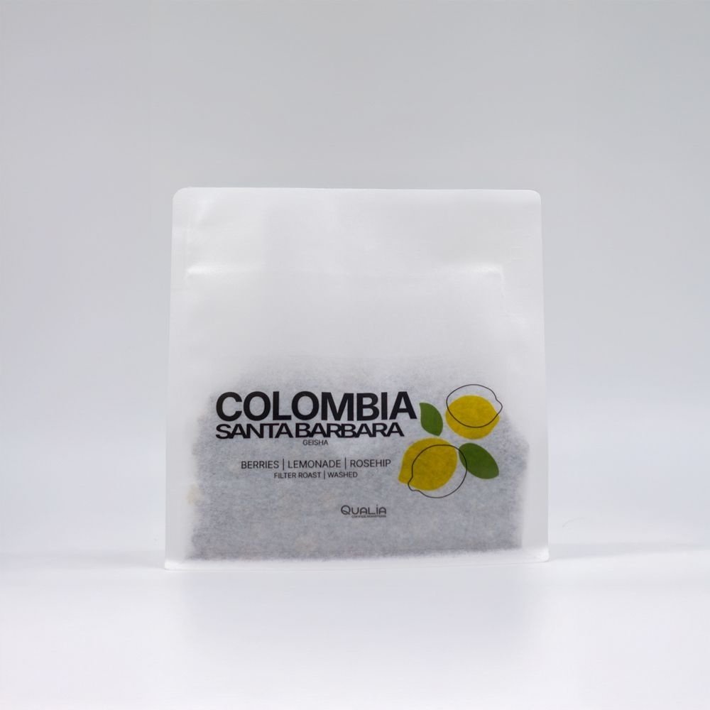 Kawa ziarnista Qualia Kolumbia Santa Barbara Gesha 200g