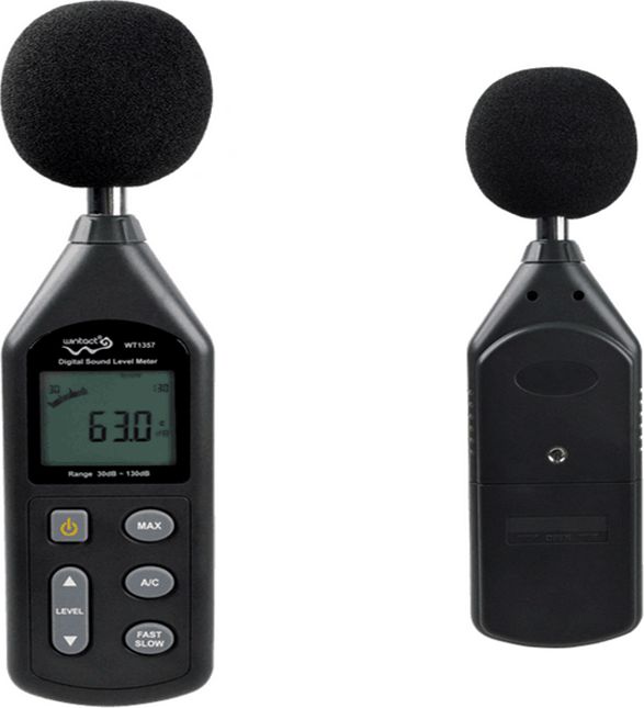 Wintact Miernik dźwięku sonometr decybelomierz WT1357 uniwersalny