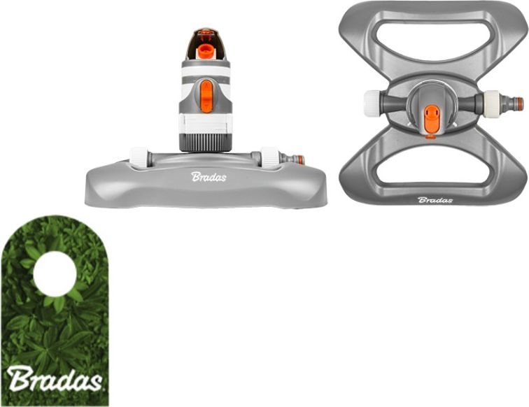 Bradas Zraszacz obrotowy 2-funkcyjny na podstawie WHITE LINE BRADAS 5480
