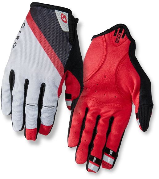 Giro Rękawiczki rowerowe DND grey dark red black r. S (GR-7085560)
