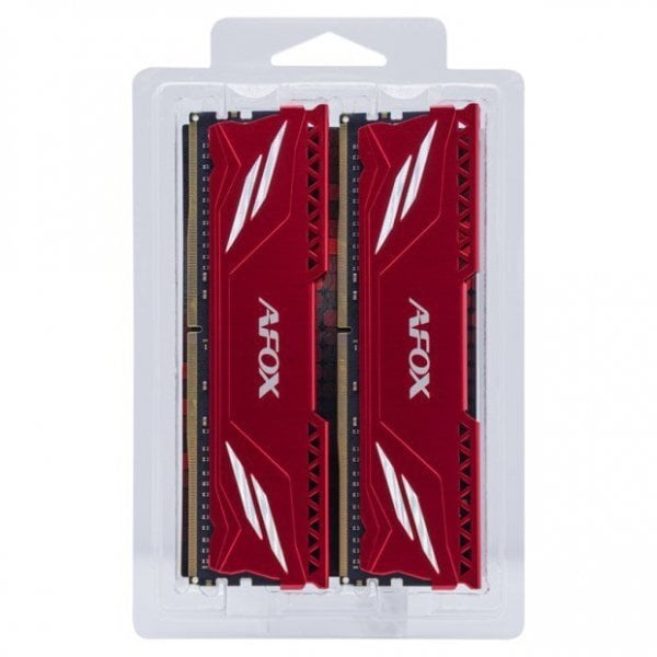 AFOX GAMING DDR4 2X16GB 3200MHZ CL16 RANK1 XMP2 RED AFLD432PS1CAD