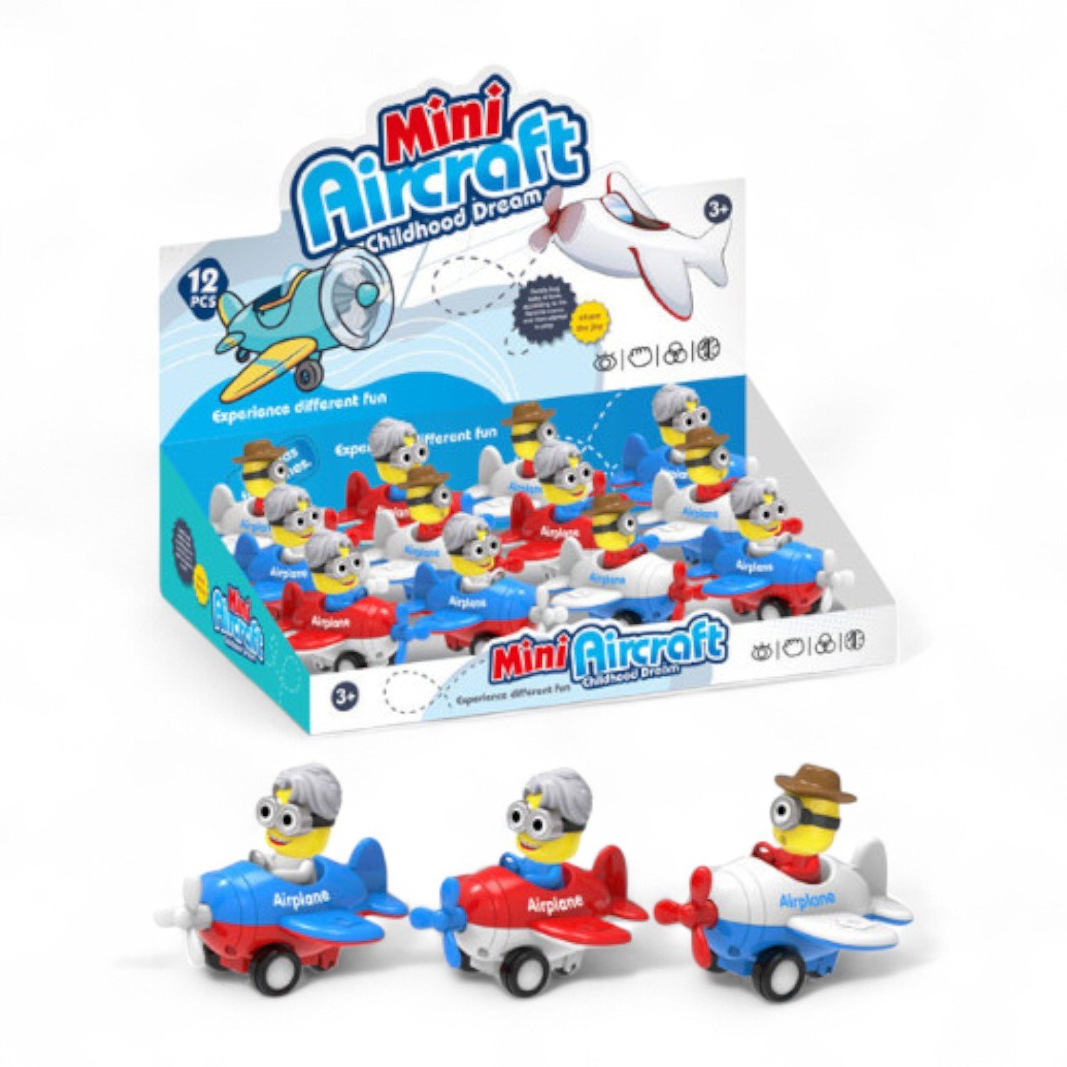 Samolot ludzik 10cm Minio BSAM1450 71450