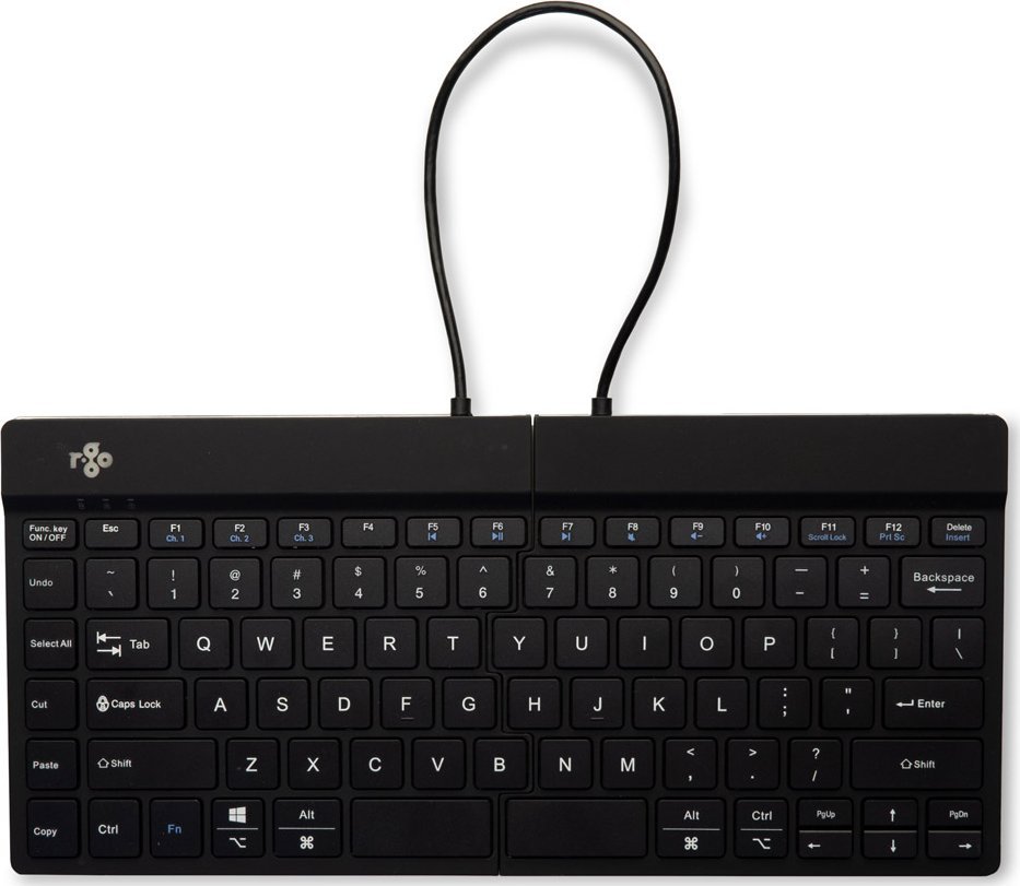 Klawiatura R-GO Tools Split Break (RGOSBUSWLBL)