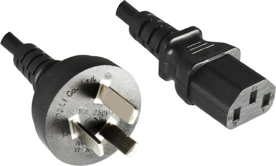 Kabel zasilający MicroConnect China - C13, 1.8m, czarny (PE150418)