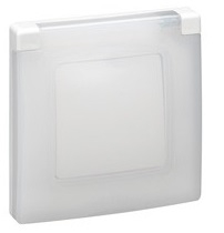 Legrand Ramka pojedyncza Niloe IP44 biała 665000