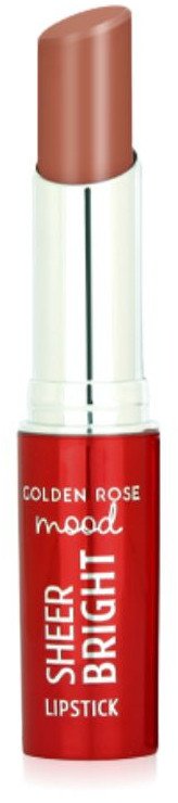 Golden Rose Sheer Bright Lipstick Błyszcząca pomadka do ust 104 Nude Latte 3.5g