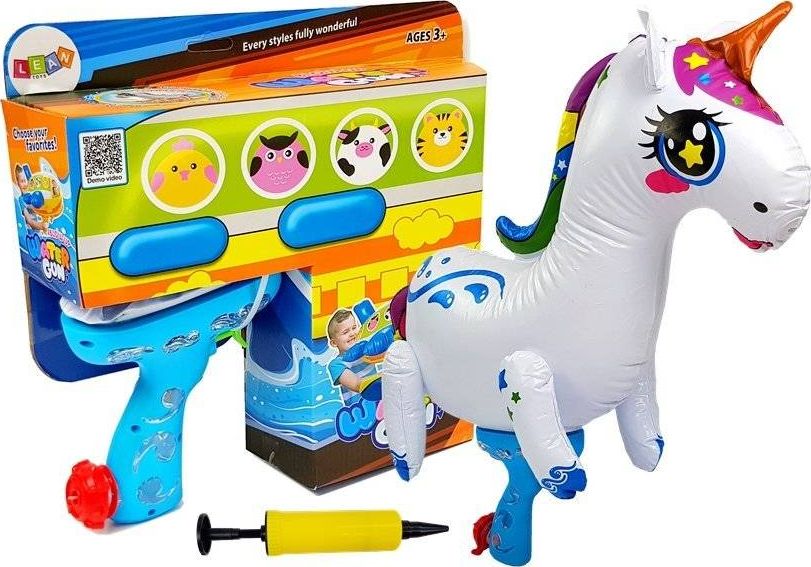 Lean Sport Duży Pompowany Pistolet na Wodę Jednorożec