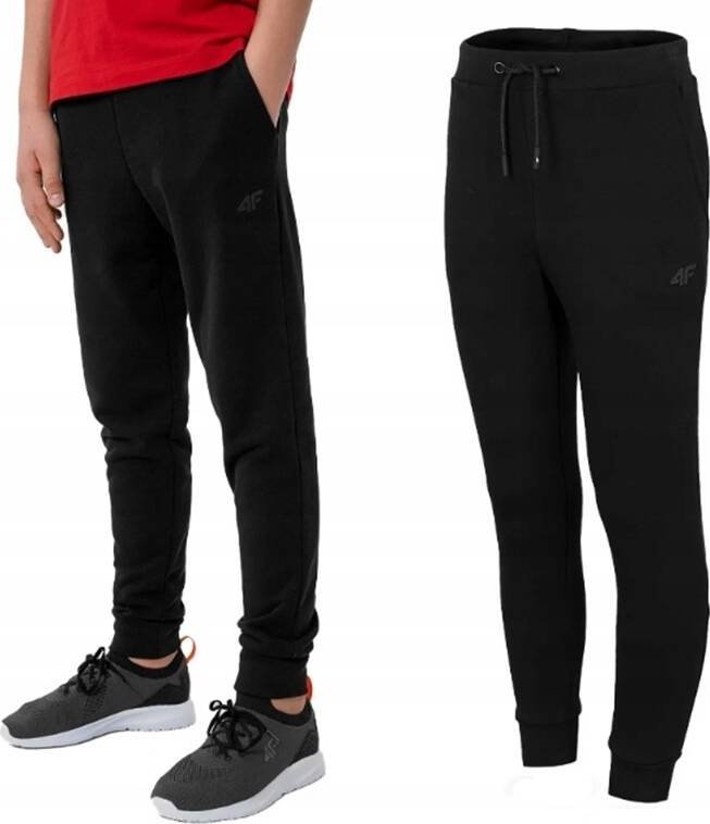 SPODNIE DRESOWE JOGGERY 4F JR M0811 DRESY DZIECIĘCE
