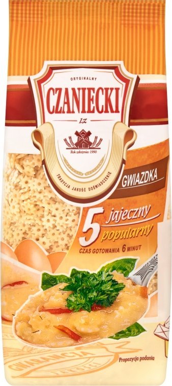 Czaniecki Czaniecki Makaron 5 jajeczny kokardka mała 250 g
