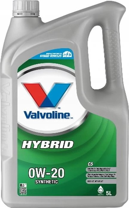Valvoline Alyva varikliui HYBRID C5 0W20 5L, Valvoline